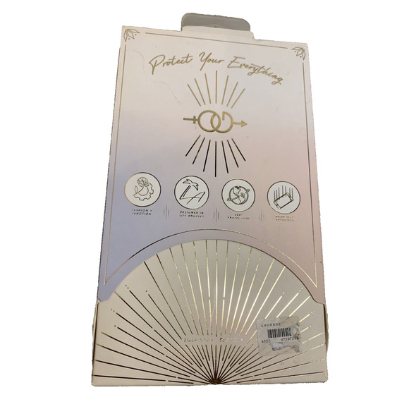 New Anthropology Zero Gravity Gold Trim Boho Tasseled iPhone 6/7/8 Iphone Case - Picture 4 of 4